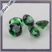 Esmeralda cúbica del zirconio cúbico del origen verde de Wuzhou para la joyería